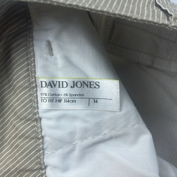 David Jones Classic Collection Striped Capris S124-23 - Picture 3 of 4